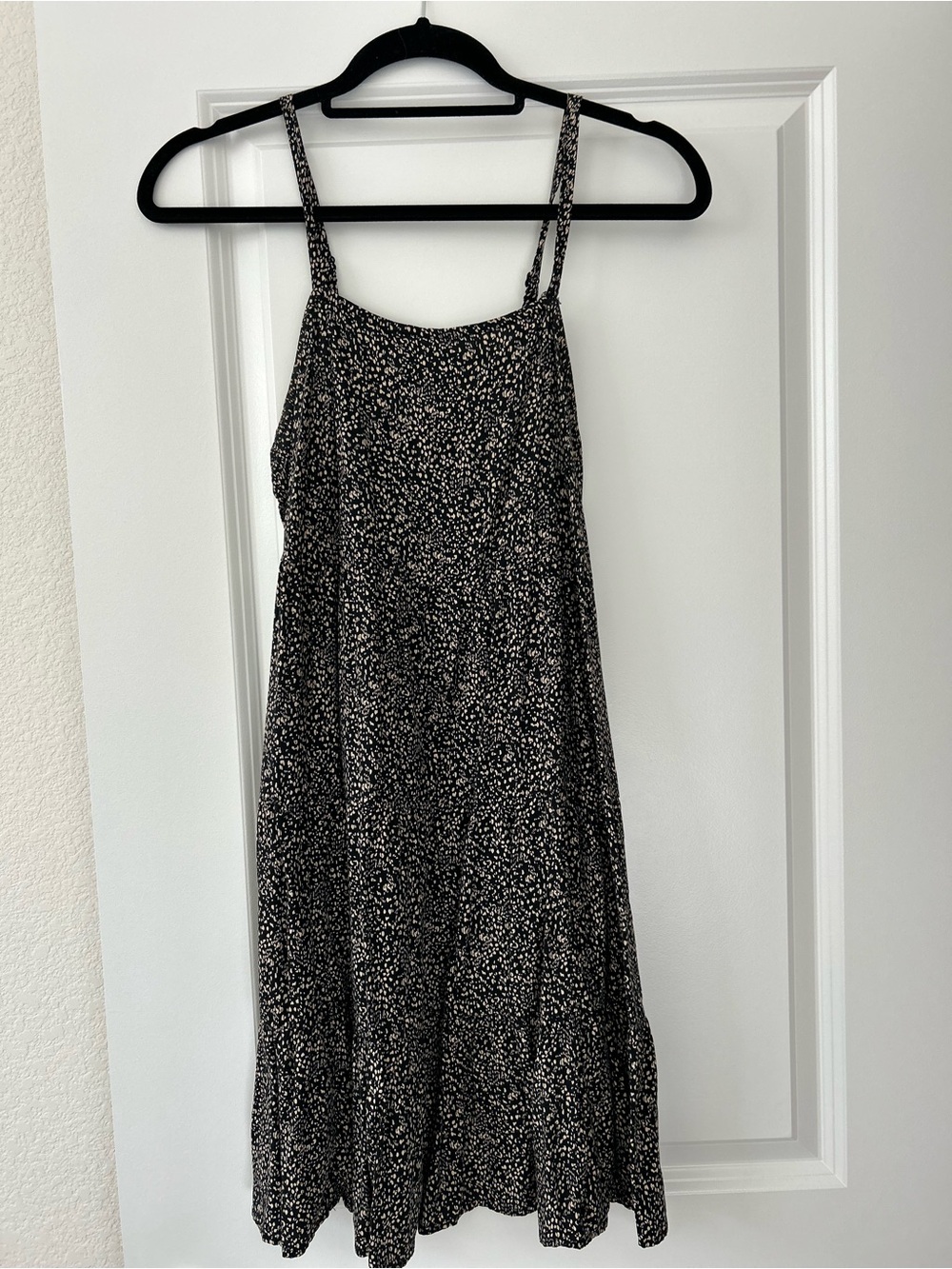 Old Navy Black and Tan Mini Dress